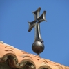 ჯვრის აღმართვა ყოვლადწმიდა ღვთისმშობლის მიძინების ტაძარზე
